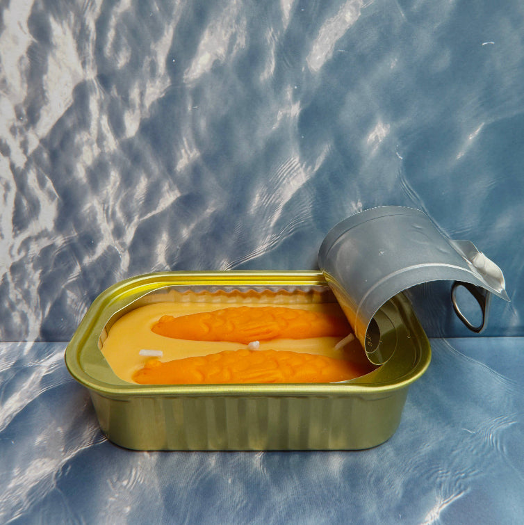 Tinned Fish Candle - Sandalwood Woodsy Scent