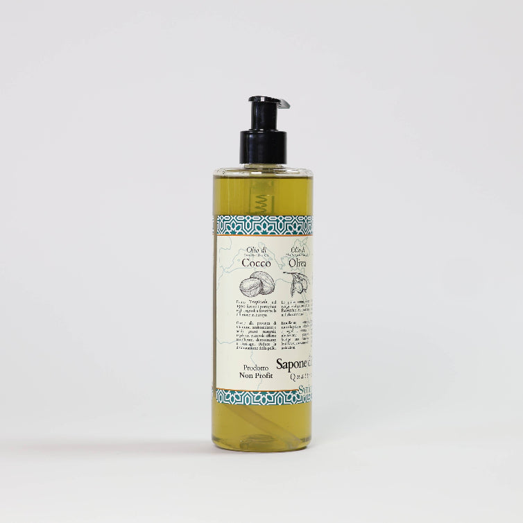 Flytande Aleppotvål: en mosaik av dyrbara oljor - 400 ml.