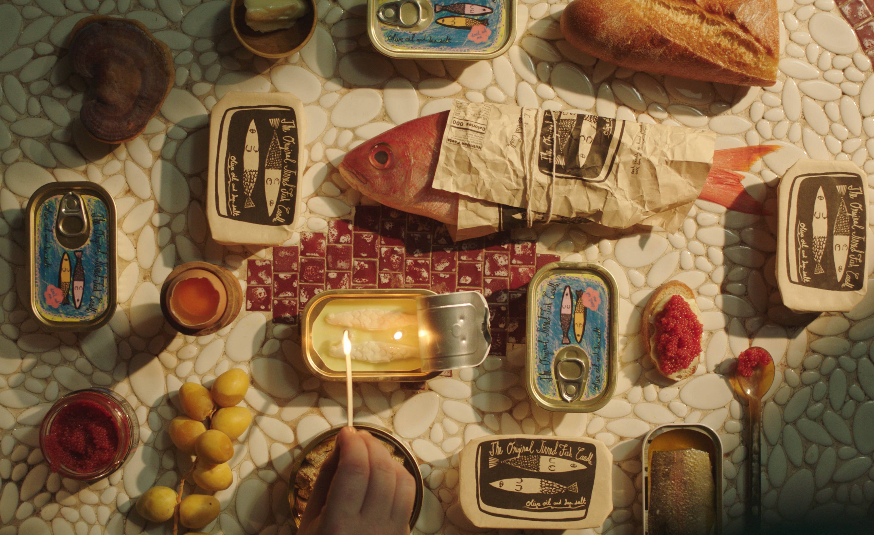 Tinned Fish Candle - Olive Oil and Sea Salt Scent