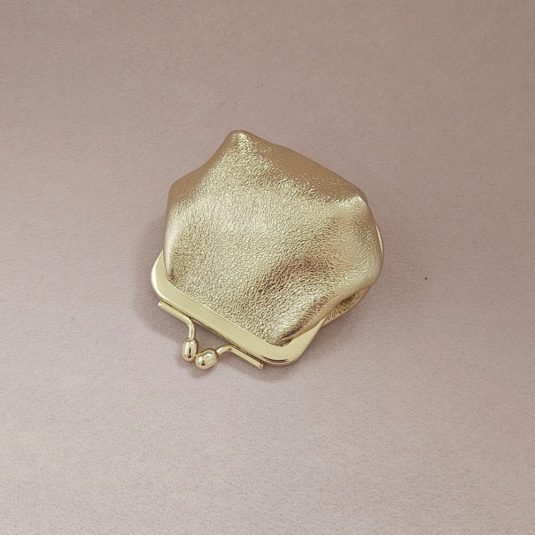 Retro leather mini purse