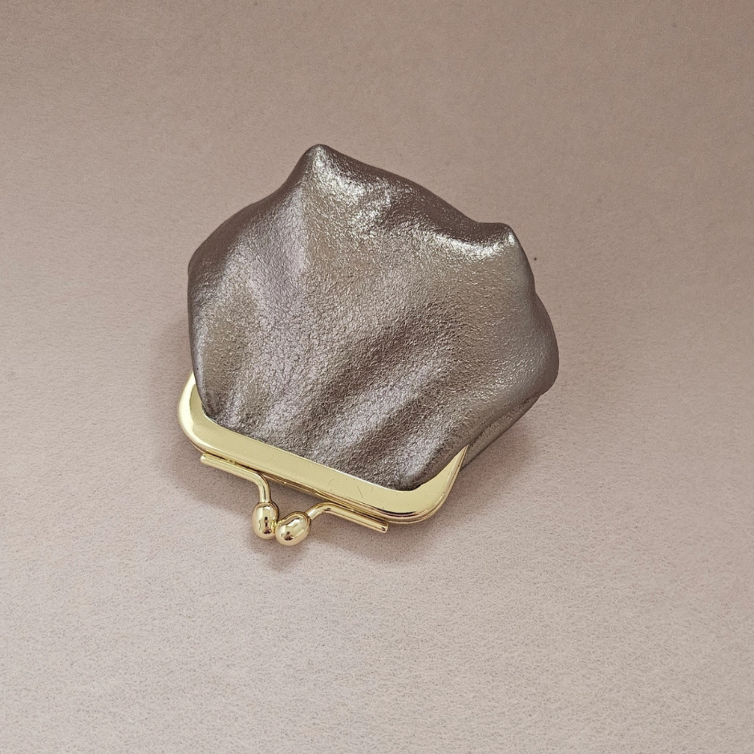 Retro leather mini purse