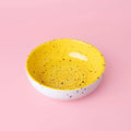 Ceramic Garlic Grater Plate - Medium Yellow & White - Cinnamon