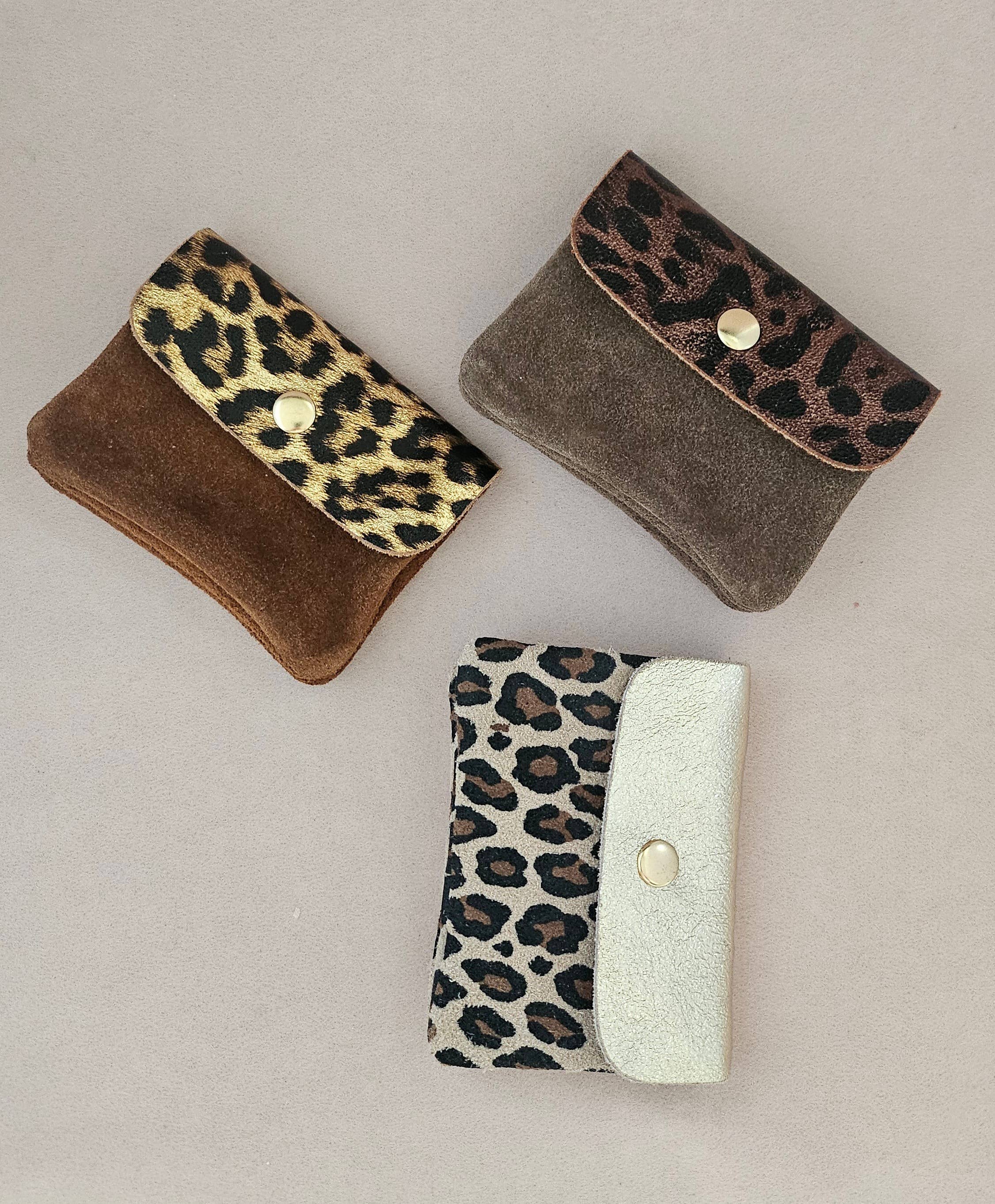 Cowhide leather coin purse Kangoobis
