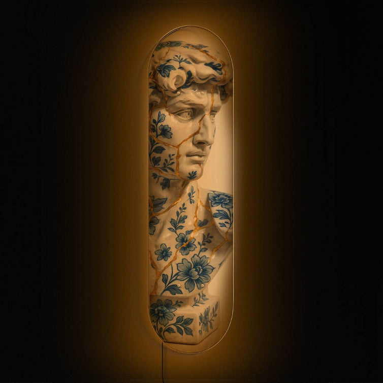 David Kintsugi © Skatepop with backlight