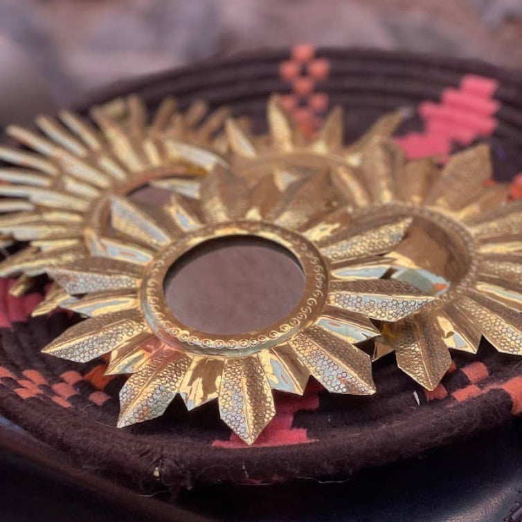 Mirror, Norther light Star, Bronze