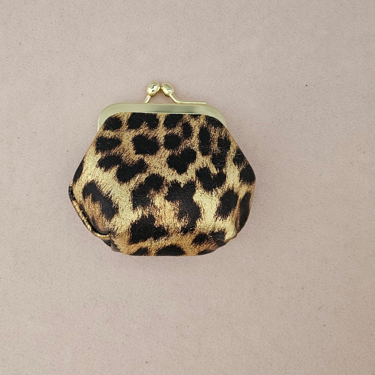 Retro leather mini purse