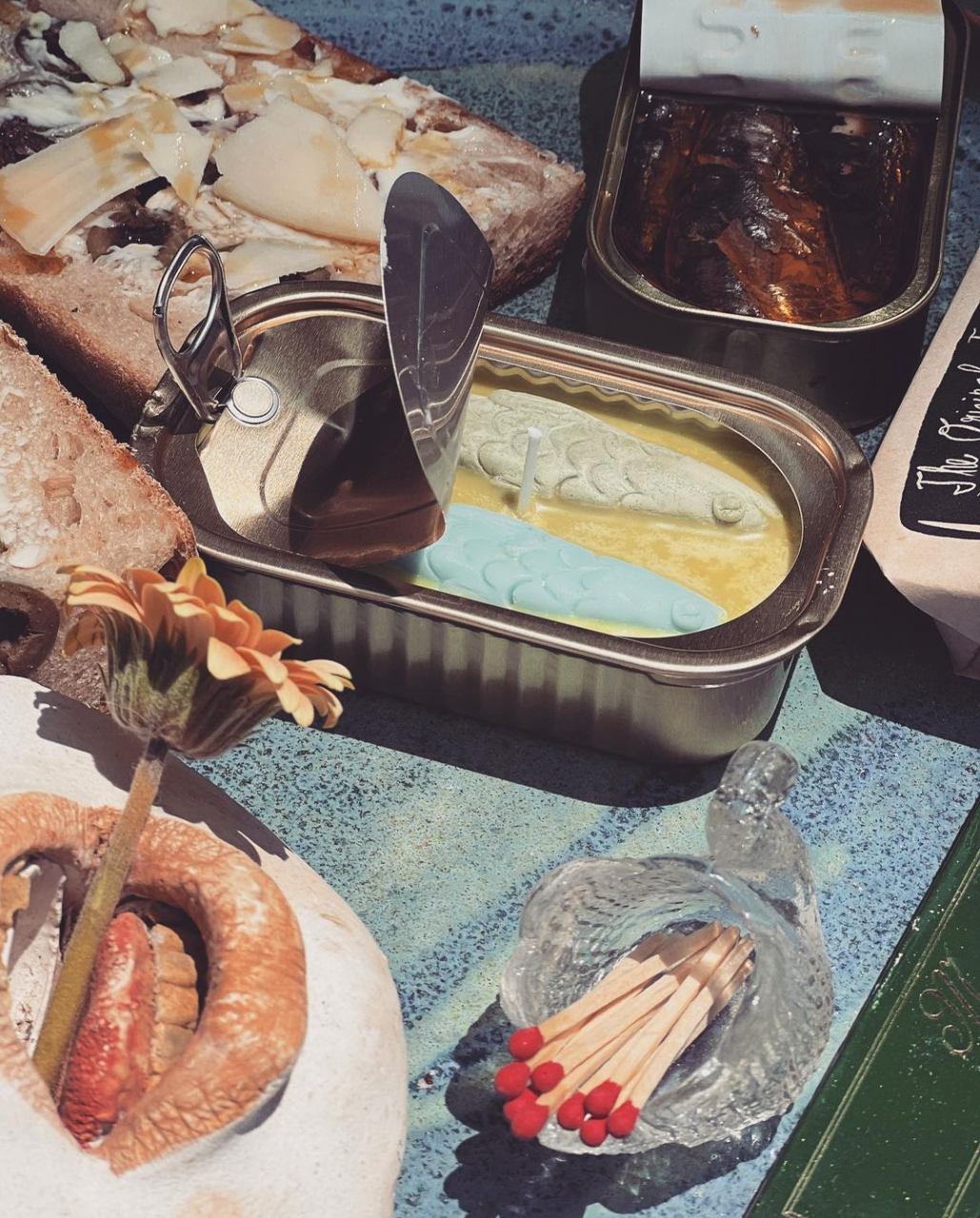 Tinned Fish Candle - Olive Oil and Sea Salt Scent