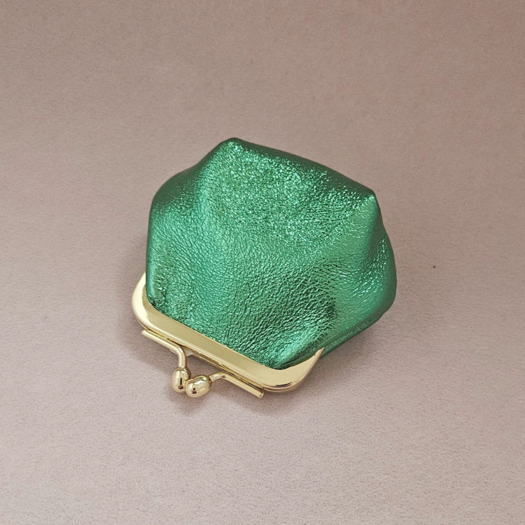 Retro leather mini purse