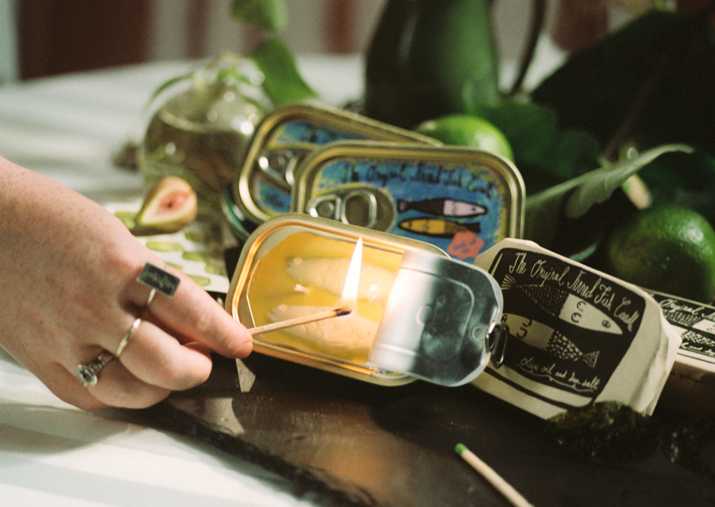 Tinned Fish Candle - Olive Oil and Sea Salt Scent