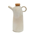 The Portuguese Olive Oil Bottle with cork top - off-white