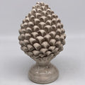Pigne Siciliana- Caltagirone Ceramic Pinecone cm H.22 - grey/beige, orange, red, turquoise green