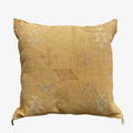 Moroccan Cactus Silk kuddfodral 50 x 50 cm (Washed yellow)