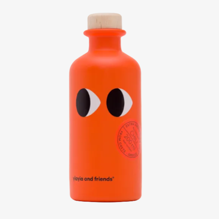 Extra virgin olive oil infused with chili