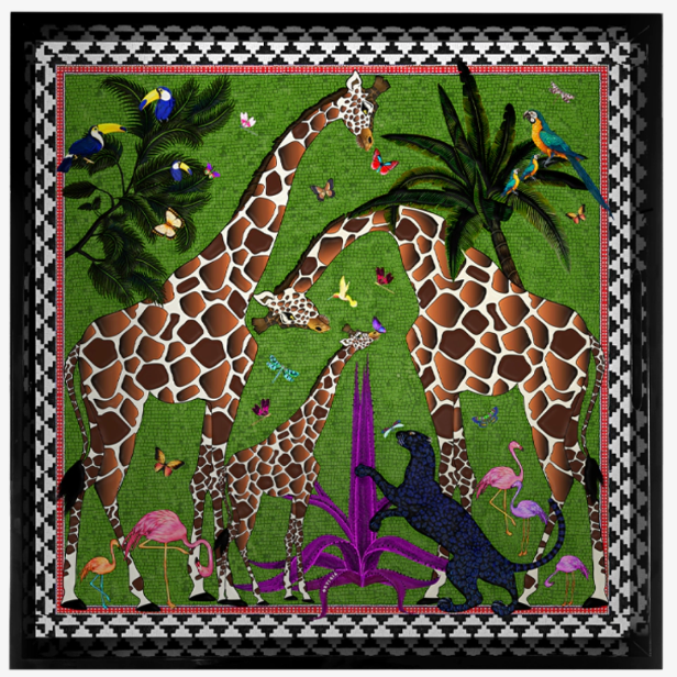 Tray Giraffe Green