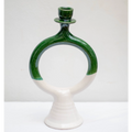 Handmade Green Ceramic Glazed Candlestick Holder 26cm or 30cm
