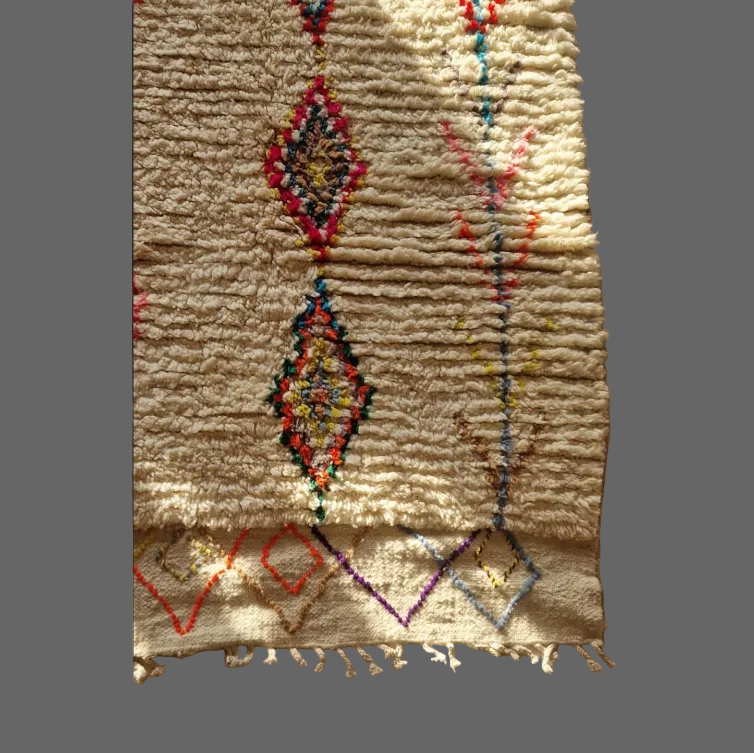 Patterned Moroccan - Mid Atlas hand-knotted moroccan rug wool