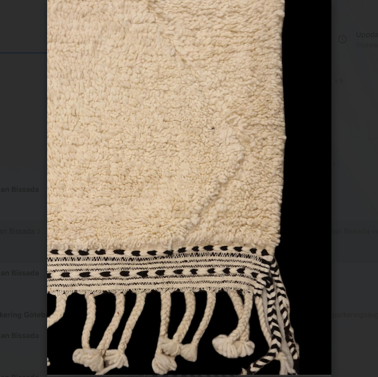 White Moroccan - Mid Atlas hand-knotted moroccan rug wool