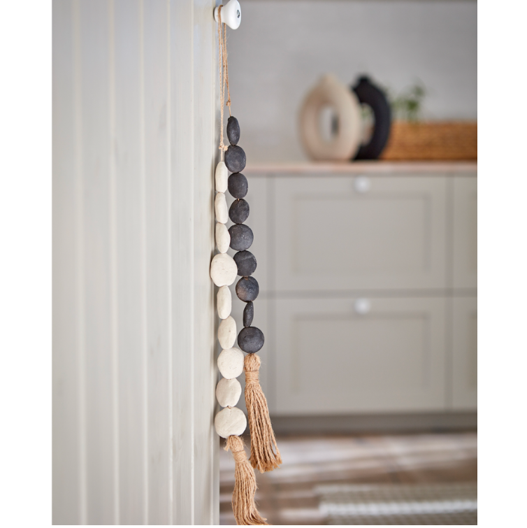 ATHENA Papier-mâché decoration - black/natural