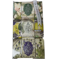 La Florentina - LAVENDER, LEMON LAVENDER, MAGNOLIA Soap Bar Set 3