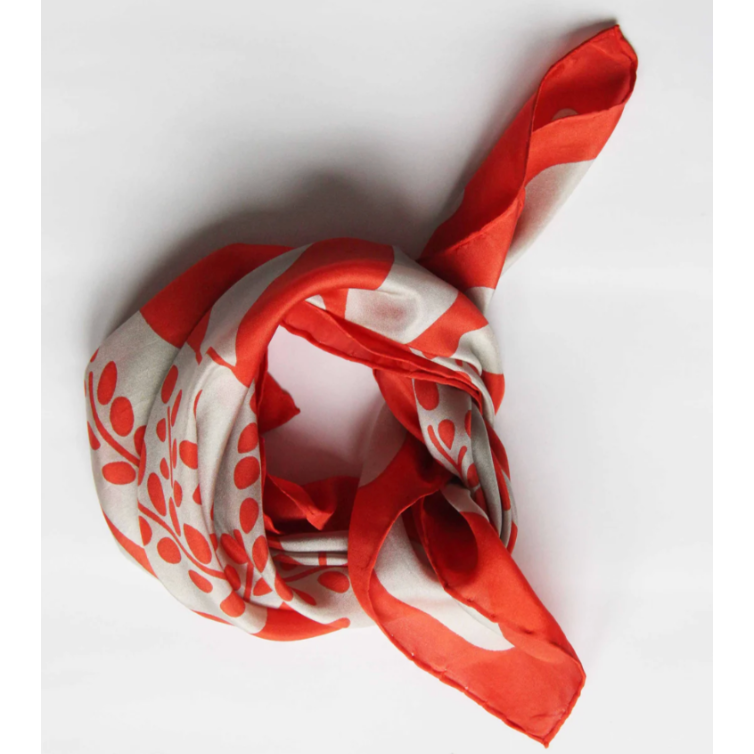 Les Belles Vagabondes - Peace and Love Silk Scarf