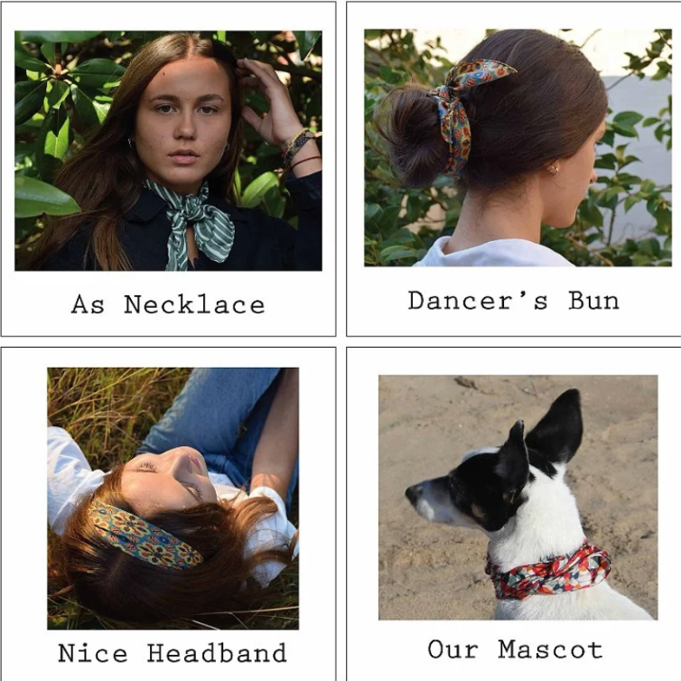 Les Belles Vagabondes - Me-Not - Kaki Scarf