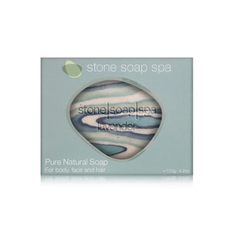 STONE SOAP SPA - "Lavender", Scent of LAVENDER 120g