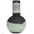 Jakobsdals "Ombre" vase - black and grey