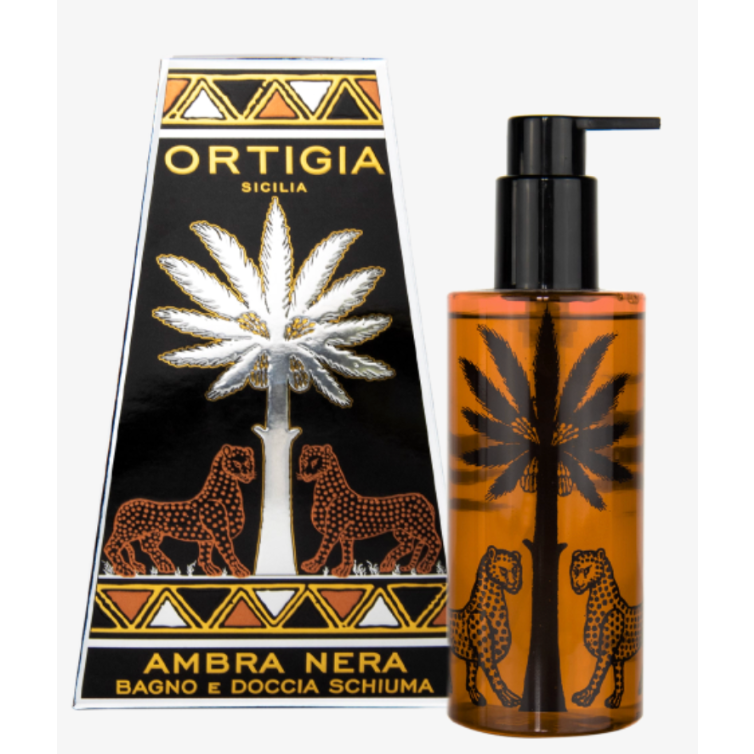 Ortigia Sicilia Ambra Nera Shower Gel