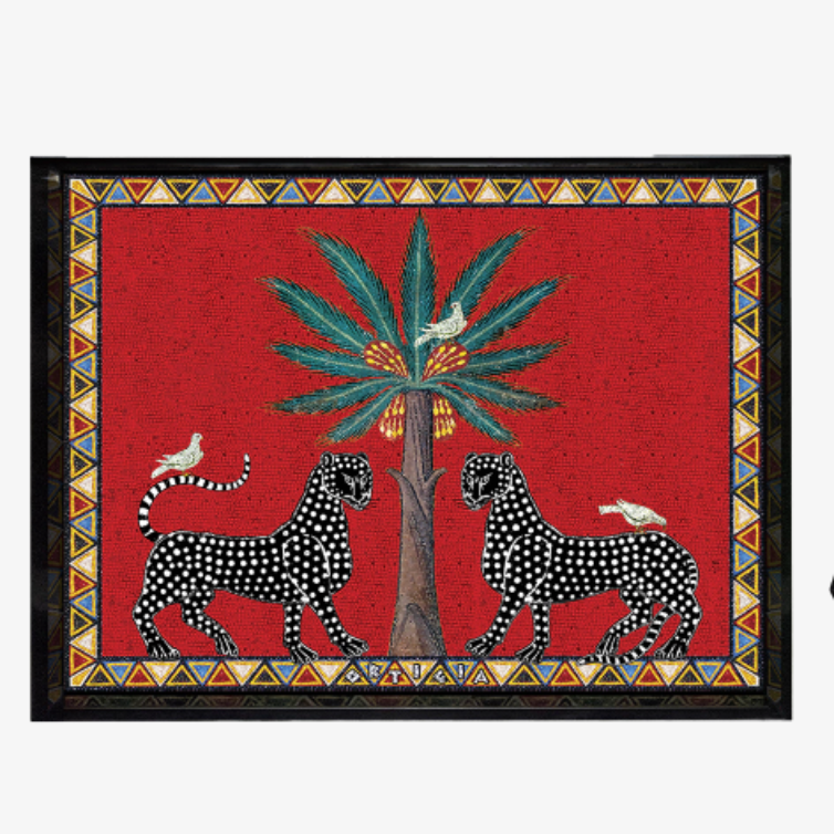 Tray Large Red Mosaico (38 x 28cm)