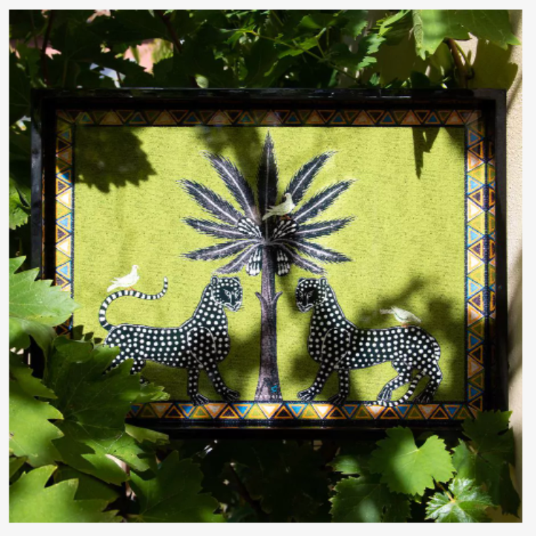 Tray Large Green Mosaico (38 x 28cm)