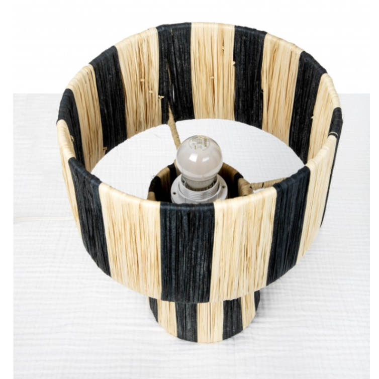 Moroccan table lamp - black 27cm, 31cm, 37cm