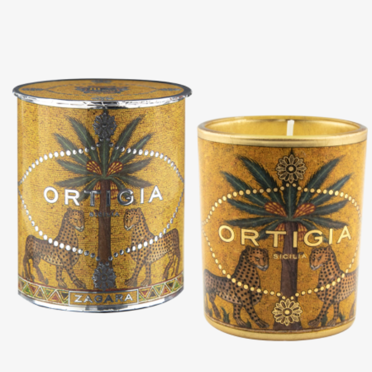Ortigia Sicilia Zagara Decorated Candle