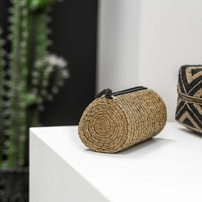 The Makeup Bag - Gold