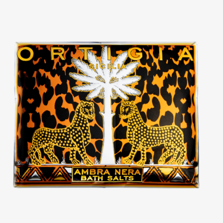 Ortigia Sicilia Ambra Nera Bath Salts Envelope