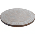 Moroccan Mosaic Table ‘Beige/white’