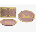 Ortigia Sicila  Spotty Oval Dish (Pink)