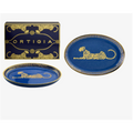 Ortigia Sicilia Spotty Oval Dish (Blue)