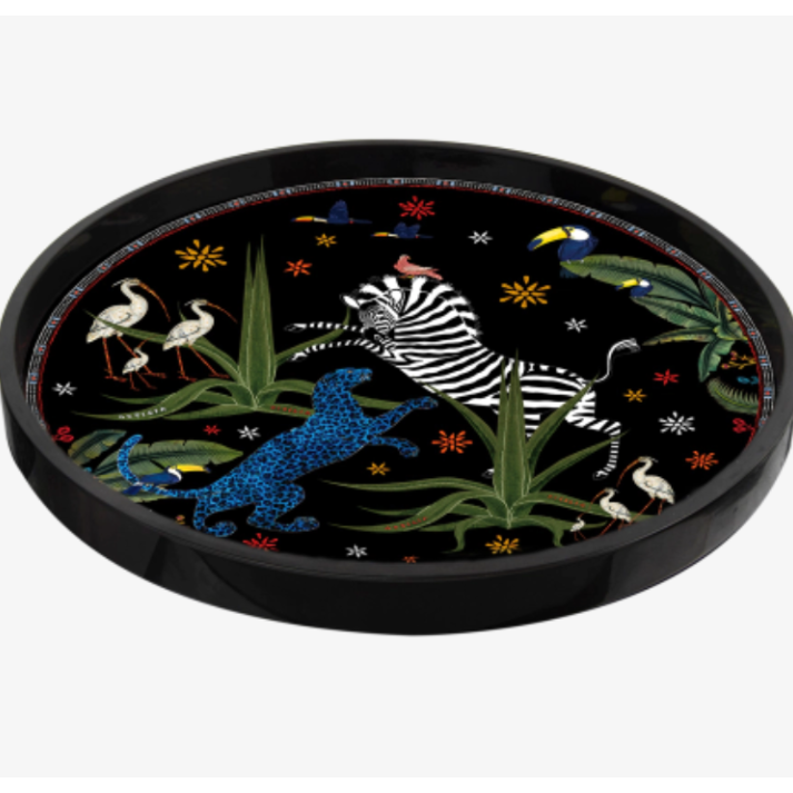 Ortigia Sicilia Tray Jungle (40x40cm)