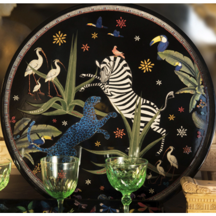 Ortigia Sicilia Tray Jungle (40x40cm)
