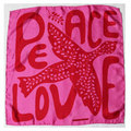 Les Belles Vagabondes - Peace and Love Silk Scarf