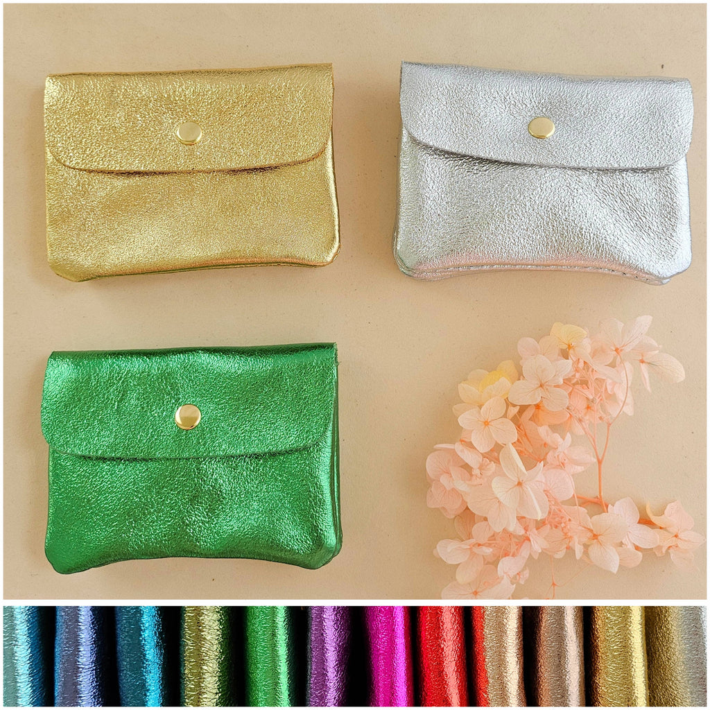 Cowhide leather coin purse Kangoobis