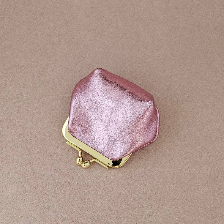 Retro leather mini purse
