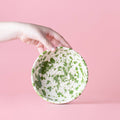 Garlic Grater Plate - Medium Ceramic Green - Moss
