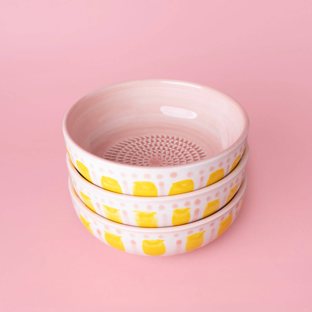 Vintage Pottery Garlic Grater Bowl – Medium - Valentina (Leverans V.45)