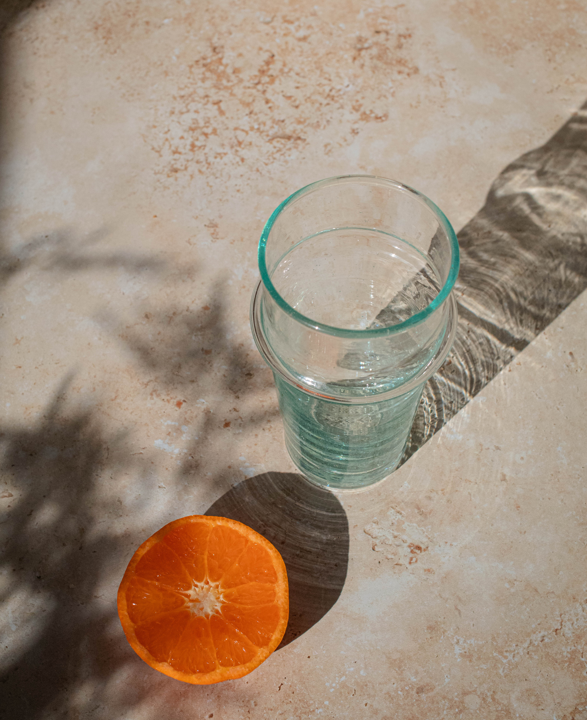 Moroccan Beldi Glassware - Clear