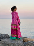 Reversible long kimonos. Recycled silk kimono.