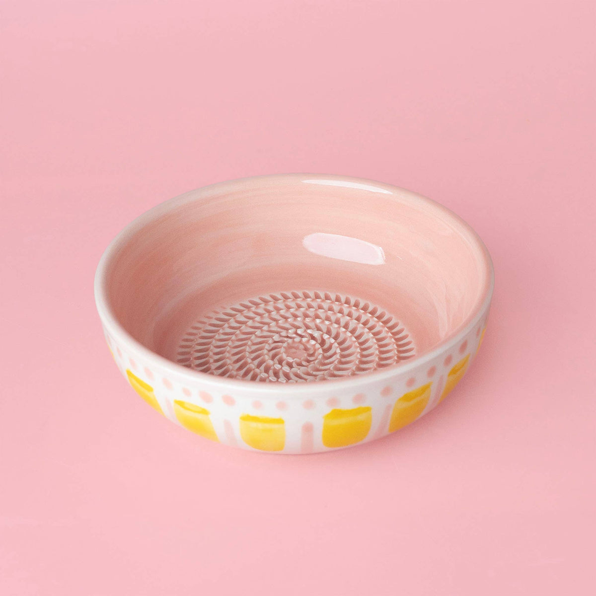 Vintage Pottery Garlic Grater Bowl – Medium - Valentina (Leverans V.45)
