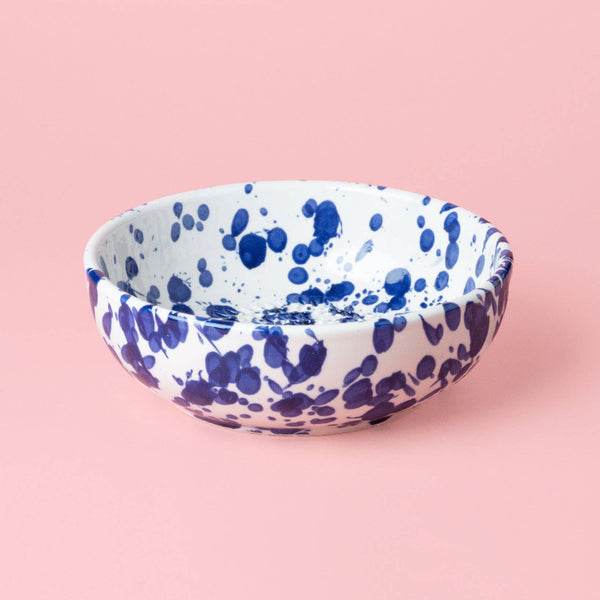 Ceramic Garlic Grater Plate - Medium Persian Blue