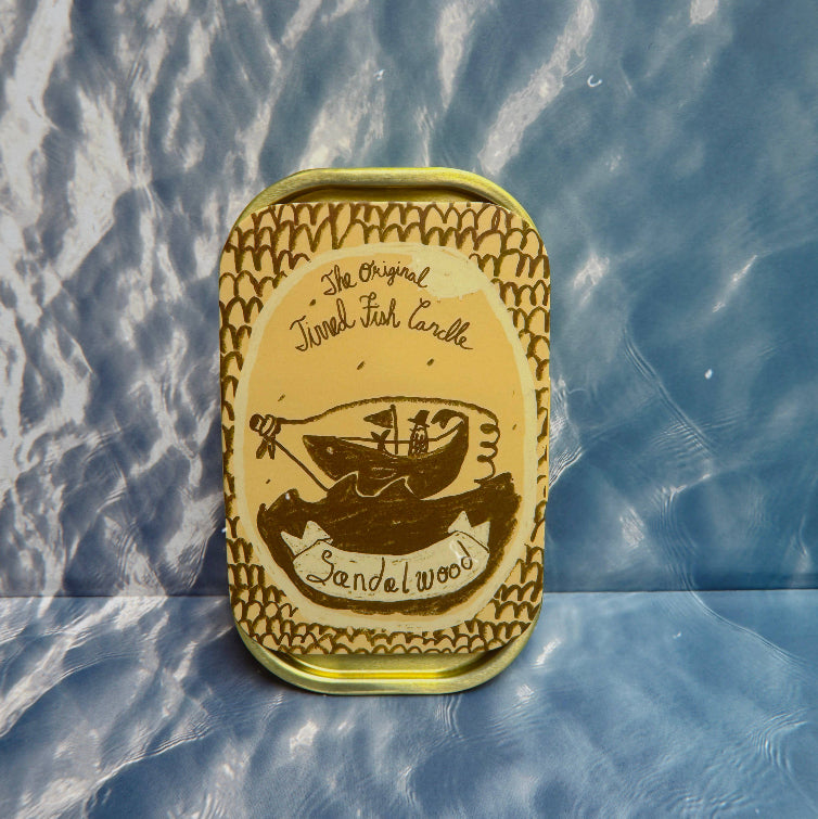 Tinned Fish Candle - Sandalwood Woodsy Scent