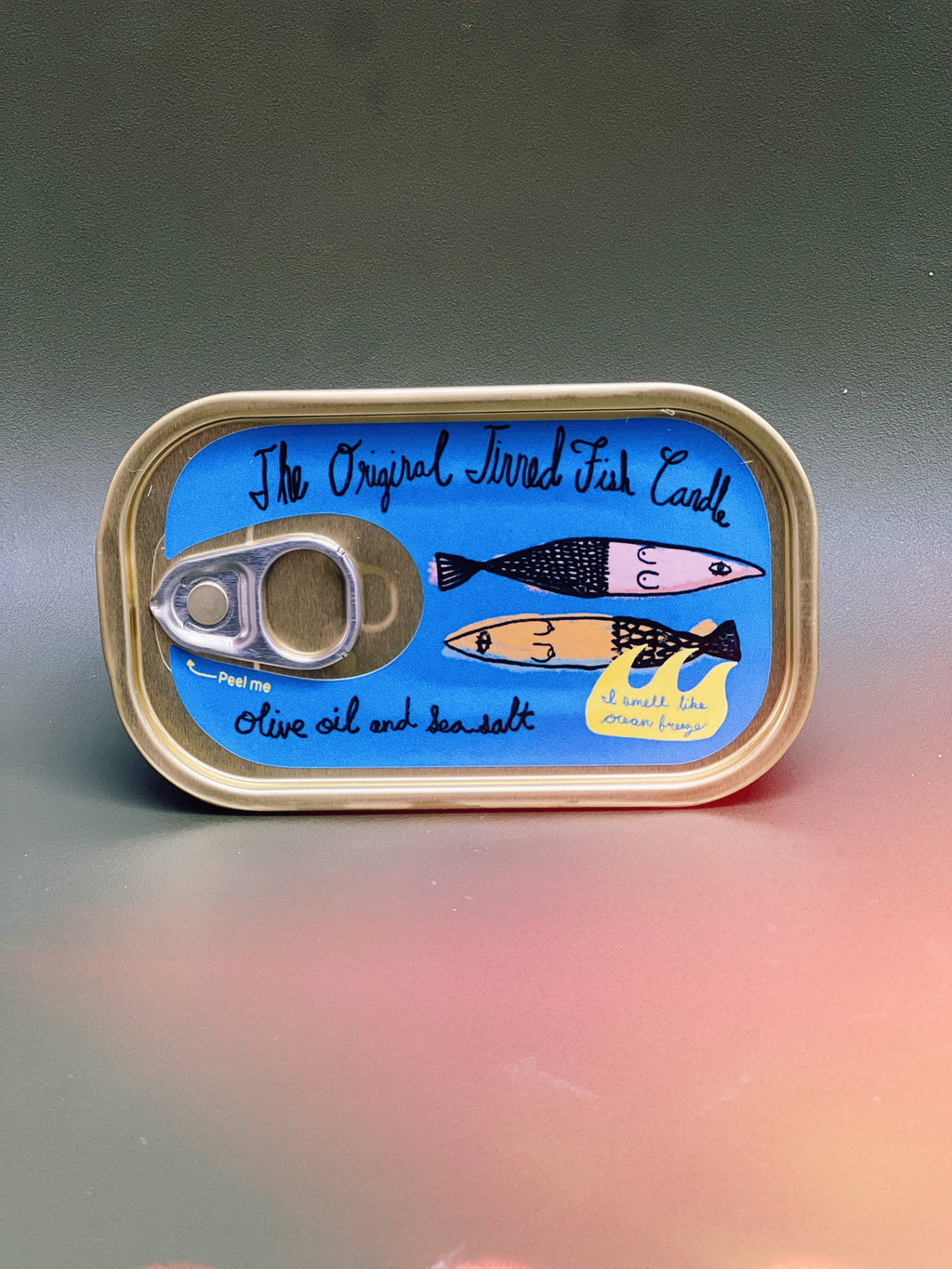 Tinned Fish Candle - Olive Oil and Sea Salt Scent
